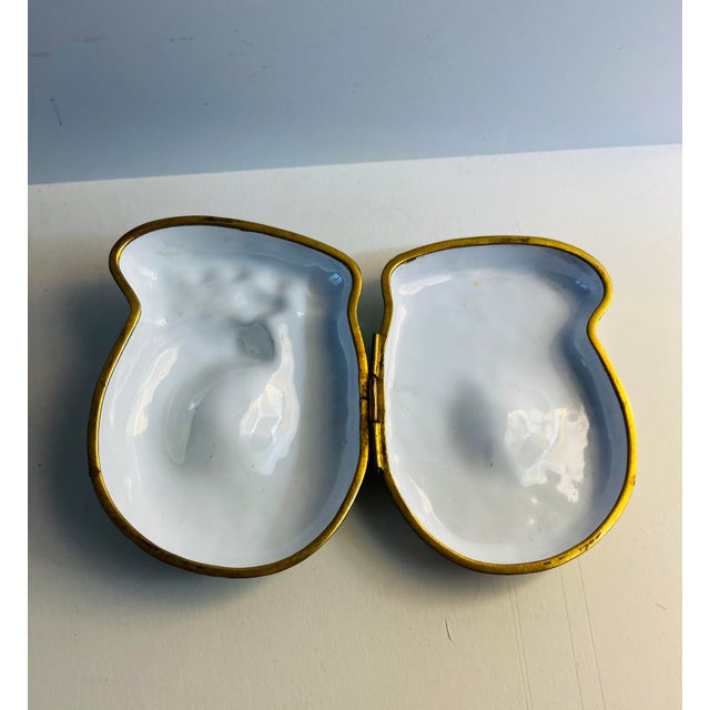 Vintage Peacock Enamel Trinket Box For Sale In New York - Image 6 of 6