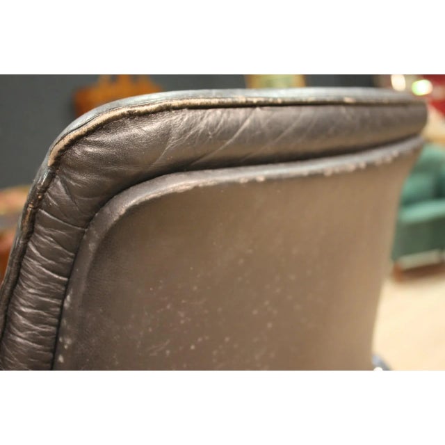 Plastic, Iron & Imitation Leather Armchair, 1980s For Sale - Image 11 of 15