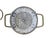 Mid 20th Century Vintage Woven Silver and Brass French Provincial Style Market Baskets- Set of 3 For Sale - Image 5 of 16