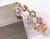 Bochic Capri” Vintage Sapphire & Multi Natural Gem Bangle Set 18K Gold & Silver For Sale - Image 12 of 15