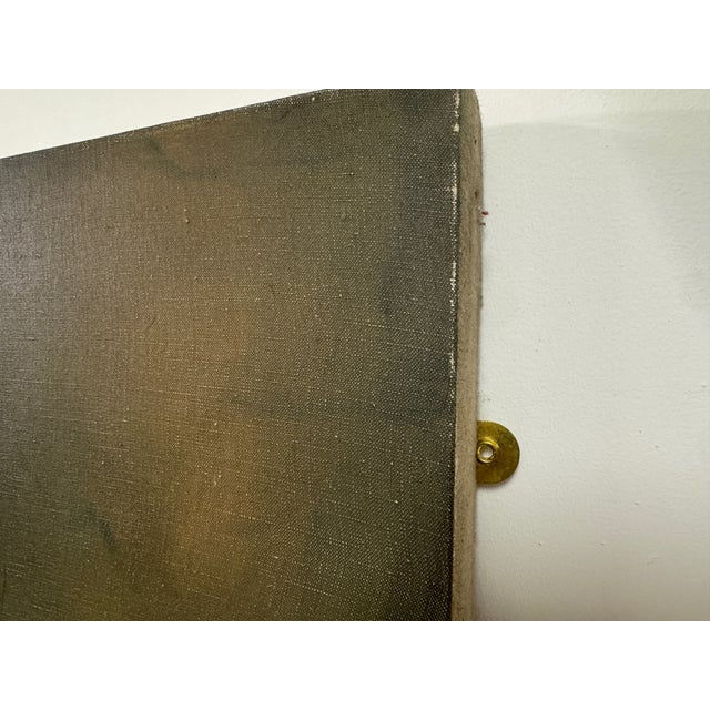 Paul Storey, Three Figures with a Dog, 1980s, Oil on Canvas For Sale - Image 6 of 10