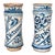A very good pair of antique 17th century Spanish blue & white pottery albarelli or apothecary jars, circa 1680. From the...
