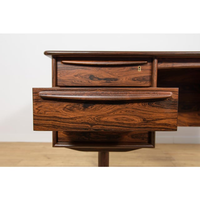 Mid-Century Modern Rosewood Desk by Svend Åge Madsen for Falster Møbelfabrik, Denmark, 1960s For Sale - Image 17 of 18