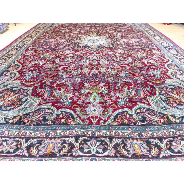 Antique Kurdish Hand-Knotted Bidjar Rug For Sale - Image 11 of 18