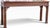 Late 20th Century Vintage Henredon Chinese Chippendale Carved Mahogany Console Table For Sale - Image 5 of 10
