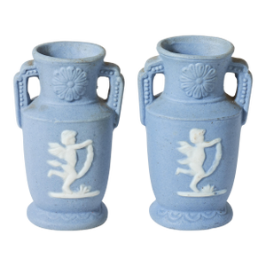 Miniature Antique Replica Greek Vases From Occupied Japan