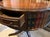 This leather top Drum table would be perfect for a library or living room that fits the style. It is in the style of the...