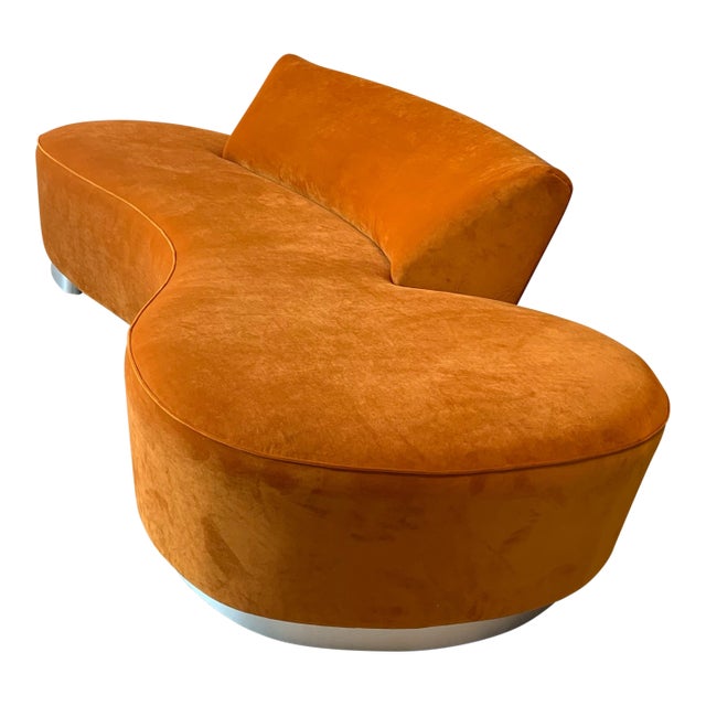 1990s Mid-Century Modern Vladimir Kegan Style Sofa For Sale