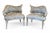 Sky Blue 1950s Maison Jansen Inspired Leaf-Back Slipper Chairs - A Pair For Sale - Image 8 of 18