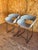 Pair of Bludot of Racer Counter Stools in Marine Tait For Sale - Image 15 of 15