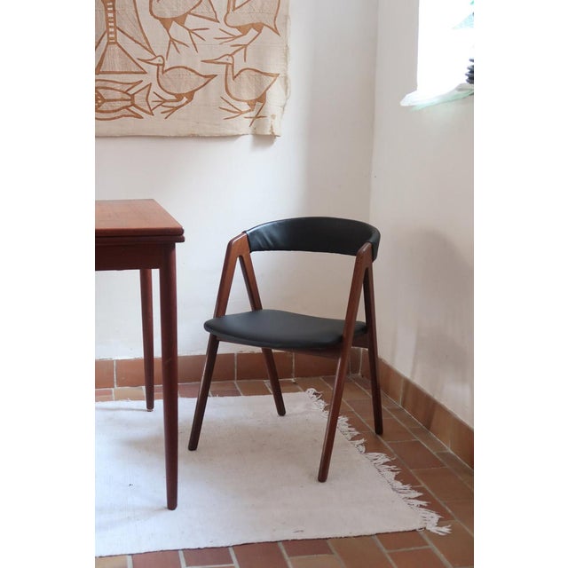 Teak Model 205 Dining Chairs attributed to Thomas Harlev for Farstrup Møbler, Denmark, 1960s, Set of 2 For Sale - Image 9 of 11