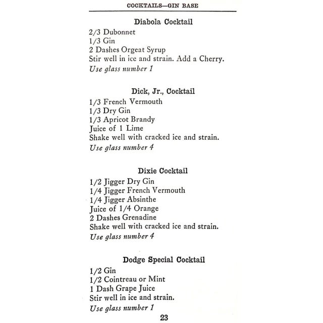 White "The Official Mixer's Manual" 1940 Duffy, Patrick Gavin For Sale - Image 8 of 12