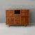 Italian mid-century modern sideboard in wood and brass, 1950s Rectangular wooden sideboard. The front features nine...