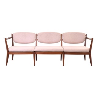 Norwegian Teak Sofa by Fredrik A. Kayser and Adolf Relling for Arnestad Bruk, 1950s For Sale