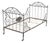 French Wrought Iron Daybed, 19th C. For Sale