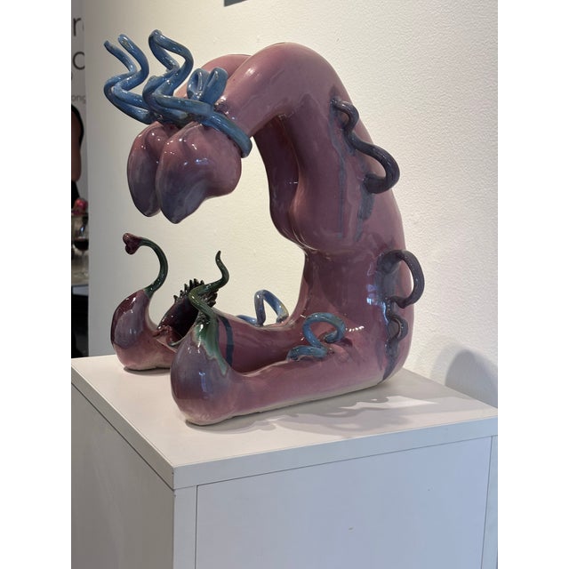Jeremy Plotkin Wong Fall and Fight Ceramic with glaze 14 x 10 x 11 Wong approaches the body through ceramics, beginning...