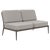 Ribbons Bronze Double Central Sofa by Mowee For Sale