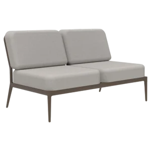 Ribbons Bronze Double Central Sofa by Mowee