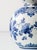 Vintage Royal Delft Blue & White Ceramic Table Lamps with New Vermilion Silk Shades, Set of 2 For Sale - Image 13 of 18