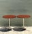 Early 21st Century Bernhardt Design Modern Wood and Chrome Accent Tables For Sale - Image 5 of 16