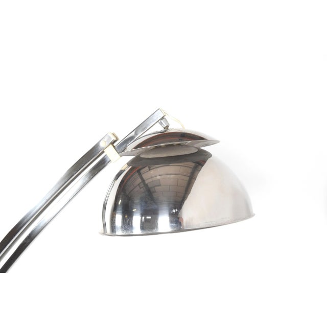 Italian Adjustable Arc Floor Lamp in Chrome by Goffredo Reggiani for Reggiani, 1970s For Sale - Image 6 of 8