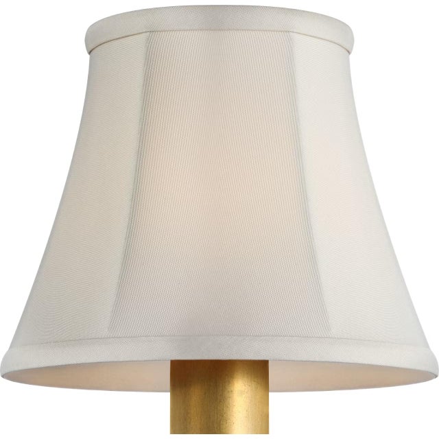 Traditional Visual Comfort Signature 5" Champagne Silk Bell Empire Shade For Sale - Image 3 of 3