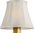 Traditional Visual Comfort Signature 5" Champagne Silk Bell Empire Shade For Sale - Image 3 of 3