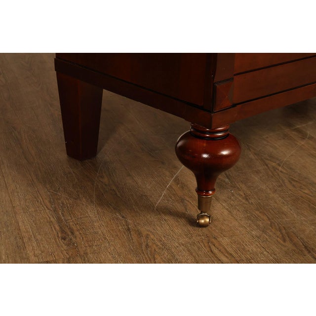 Grange French Louis Philippe Cherry Cane Door Armoire Cabinet For Sale - Image 11 of 18