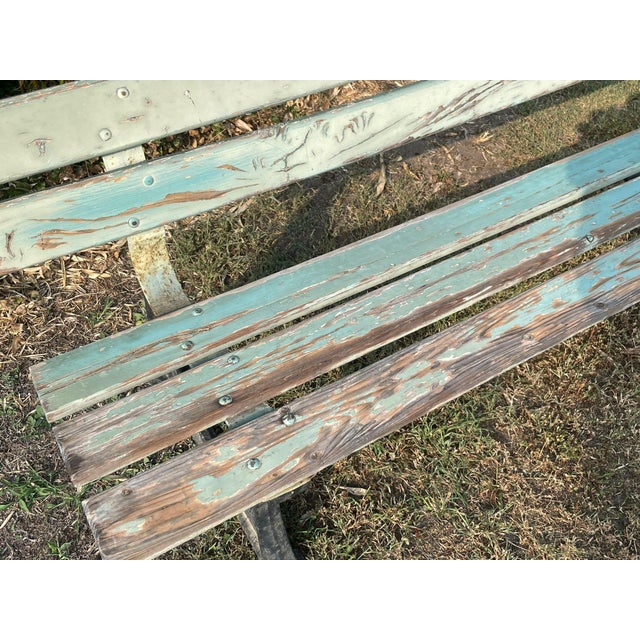 French Public Garden Bench, 1950s For Sale - Image 9 of 15