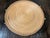 Wood Large Vintage Round Rattan & Cane Serving Tray With Handles For Sale - Image 7 of 8