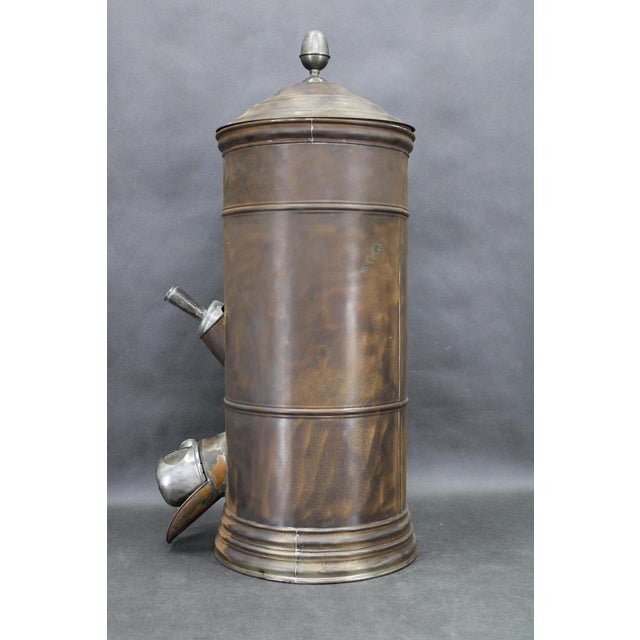 European Metal Coffee Dispenser Canister, 1930s For Sale - Image 15 of 17