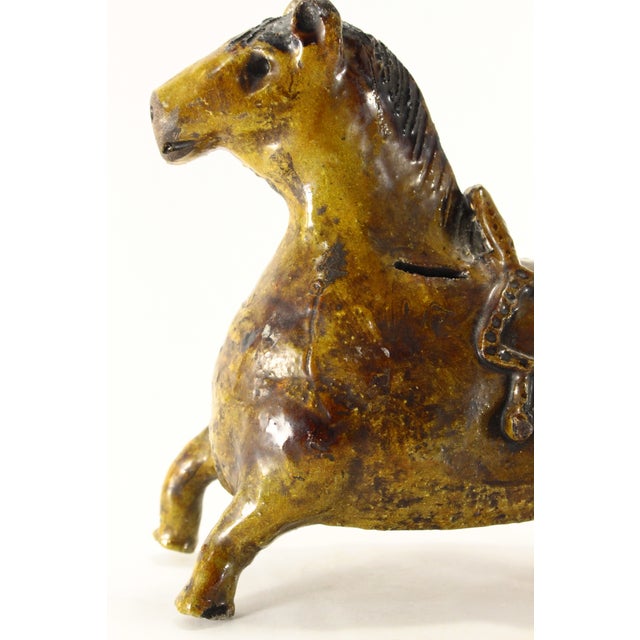 Mid 20th C. Earthenware Ceramic Horse Coin Bank, Mexican Barrio De La Luz For Sale - Image 9 of 18
