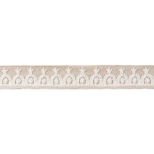 Noelia Tape’s intricate design is rendered in delicate corded embroidery. It’s an exquisite old-world touch for...