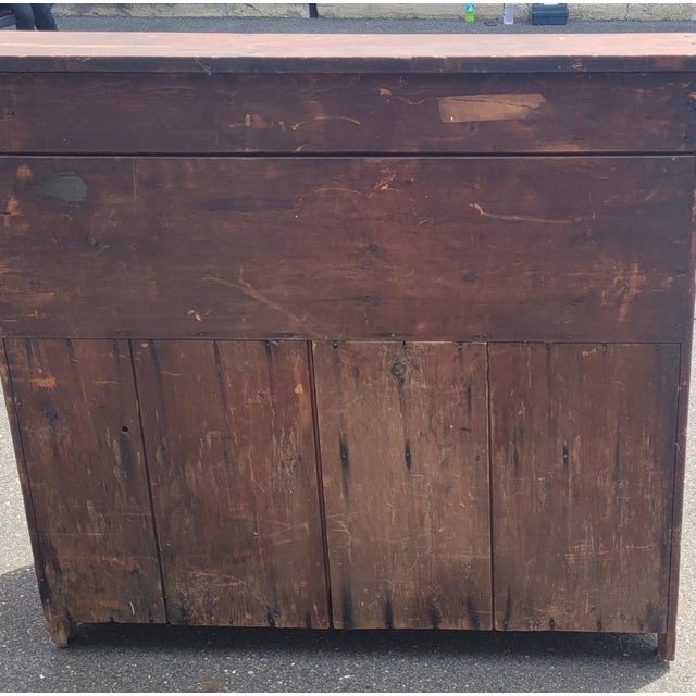 Farmhouse Early 19th Century American Pine Drysink For Sale - Image 3 of 15