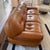 Vintage Cognac Leather Sapporo Sofa Attributed to Mario Marenco for Mobil Girgi, Italy, 1970s For Sale - Image 4 of 7