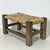 1950s Rustic Wooden and Straw Ottoman, 1950 For Sale - Image 5 of 5