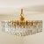 Gilt Brass & Glass Palazzo Pendant Light attributed to J. T. Kalmar for Kalmar, Austria, 1970s For Sale - Image 16 of 18