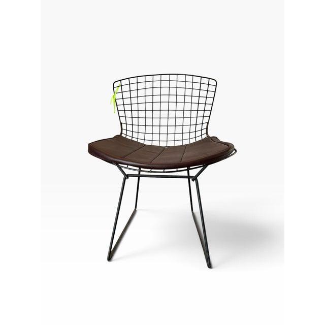 Vintage Knoll Bent Metal Side Chair by Harry Bertoia 1952.