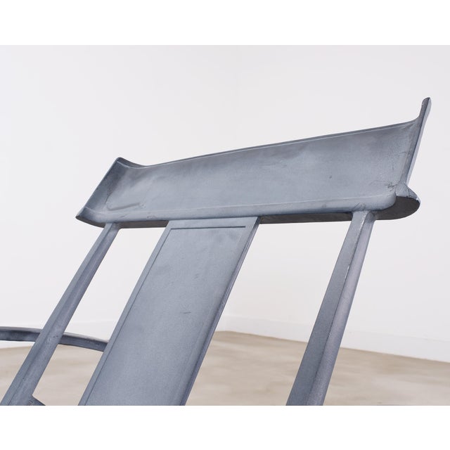 Pair of Neoclassical Greco-Roman Klismos Chaise Lounges For Sale - Image 9 of 18