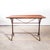 1920's Original French Intricate Relief Cast Base Bistro Dining Table (3577). Classic very original French bistro table...