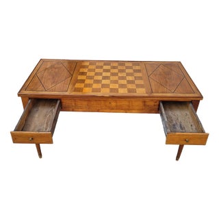 Louis XVI French Backgammon Tric Trac Game Table, 1800 For Sale