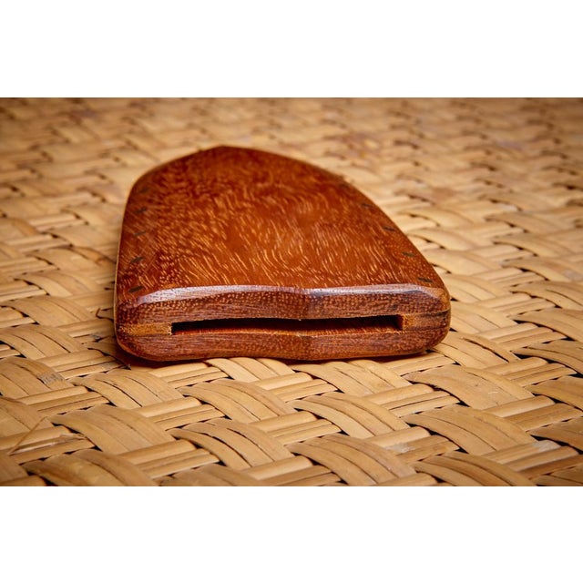 Wood Knife with Redwood Burl Handle and Teak Knife Sheath by Dave Jacobson, 2023 For Sale - Image 7 of 8