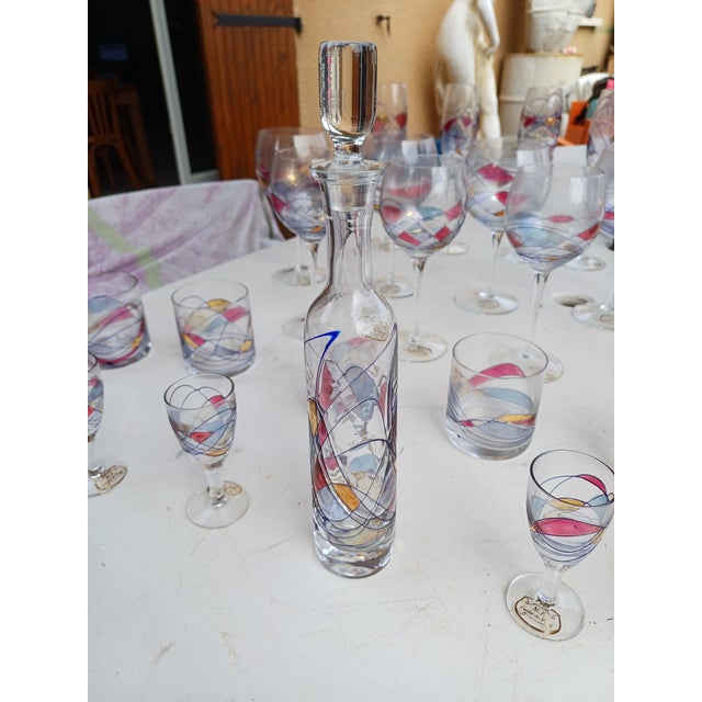 Glass MF Service from Cristal De Paris, 1970 For Sale - Image 7 of 18