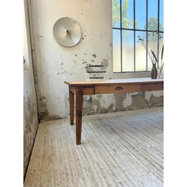 Pine Farmhouse Table, 1950s For Sale - Image 14 of 18
