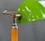 1920s Chrome Table Lamp with Green Glass Lampshade, 1920s For Sale - Image 5 of 6