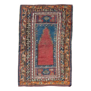Turkish Prayer Rug, 1890s For Sale