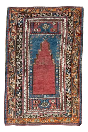 Turkish Prayer Rug, 1890s