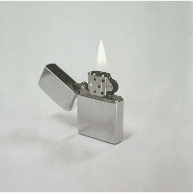Contemporary Ed Ruscha Small Fires Burning Official Exhibition Poster For Sale - Image 3 of 3