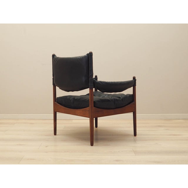 Black Danish Modus Armchair by Kristian Solmer Vedel, 1960s For Sale - Image 8 of 15
