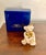Modern Herend Butterscotch Fishnet Teddy Bear Ornament With "First of First Edition" Stamp For Sale - Image 3 of 6